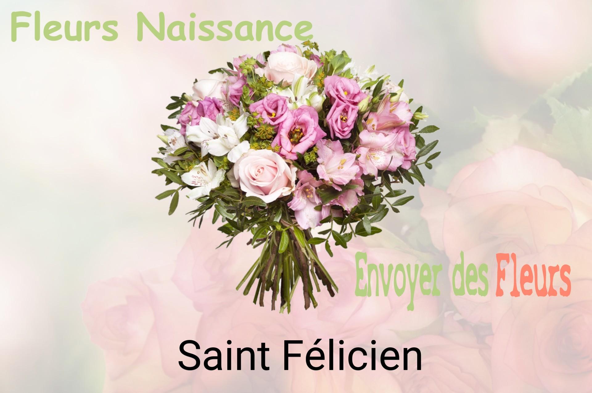 Bouquet de fleurs de naissance livré à Saint-Félicien